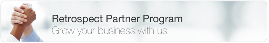 Partner Portal: Partner with Retrospect Partner Portal: Partner with Retrospect