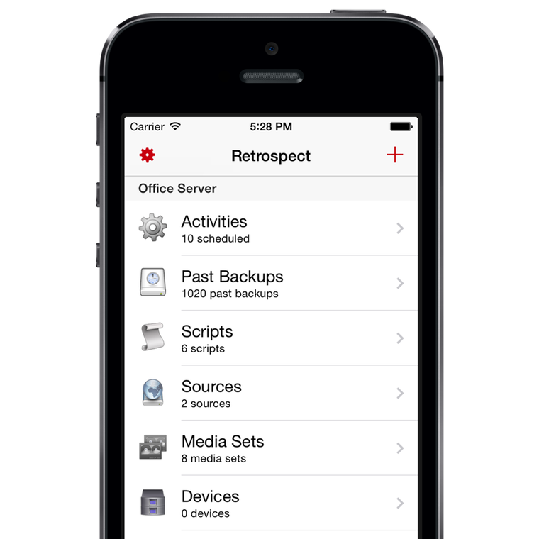 Retrospect for iOS
